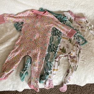 Baby girl pajama bundle
